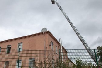 Freispruch nach Bränden im Asylheim - In der Flüchtlingsunterkunft Aue-Alberoda brach Ende August ein Brand aus.