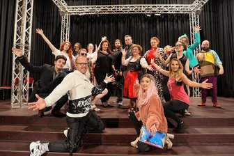 Freizeitzentrum Marienthal wird zur Musicalbühne am Broadway - Bei der Probe zum Krimi-Musical "Ausgesungen" im Freizeitzentrum Marienthal. 