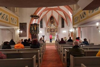 Friedensgebet in der Flöhaer Georgenkirche - Georgenkirche in Flöha