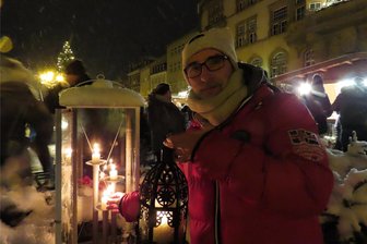 Friedenslicht wird am Sonntag auf dem Markt in Werdau entzündet - Der Werdauer Jens Kunze hat auch in diesem Jahr das Friedenslicht nach Werdau geholt.