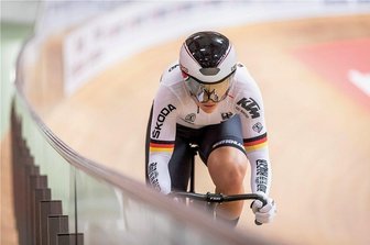 Friedrichs zweiter Silberstreich - Lea Sophie Friedrich voll konzentriert. 