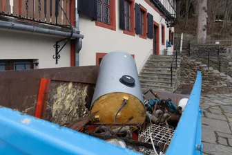 Frohnauer Hammer: Zukunft beliebter Lokalität im Erzgebirge nach wie vor nicht geklärt - Die alte Heizungsanlage in der Gaststätte ist Geschichte. Das Lokal erhält eine neue.