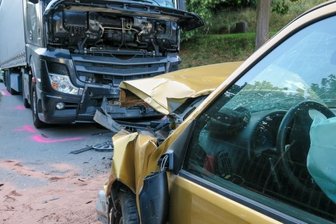 Frontalzusammenstoß in Bockau - 