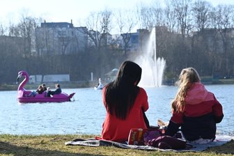 Frühling lockt die Chemnitzer nach draußen -
