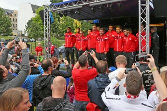 FSV-Teamvorstellung beim Hauptsponsor -