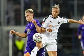 FSV Zwickau holt Härtel vom Rivalen aus Aue - Sascha Härtel (l.) im Zweikampf mit Sandhausens Rúrik Gislason.