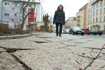 Fußweg an der Dittesstraße