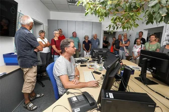 Führung durch Plauener Redaktion der „Freien Presse“: Noch sind Restplätze verfügbar - Die Resonanz für die bisherigen Redaktionsführungen war groß.