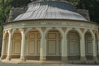 Führung durchs Obere Schloss Greiz - Der Pavillon am Oberen Schloss.