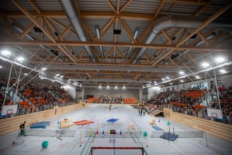 Führungen durch neue Plauener Supersporthalle bereits ausgebucht: Schon bald gibt es die nächste Gelegenheit - Ein Blick in die neue Plauener Supersporthalle. Im Januar kann sie voraussichtlich jedermann besichtigen.
