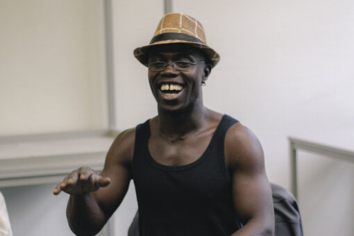 Jacob Nii Anum Odametey aus Ghana bietet an einem Tag einen Schnupperkurs an.