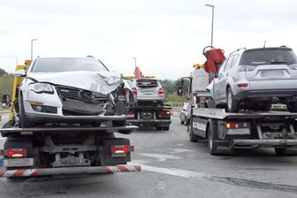 Fünf Verletzte bei schwerem Unfall auf der Kalkstraße - 