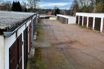 Für Garagenpächter in Frankenberg wird es teurer - Der Garagenkomplex Lindenweg in Hainichen gehört zu den größeren Anlagen in der Stadt.
