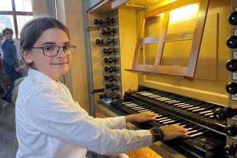 „Für ihn ist es die beste Woche im Jahr“ – Jugendorgelcamp begeistert in Freiberg - Der 13-jährige Samuel Balicki war der jüngste Teilnehmer des 5. Jugendorgelcamps in Freiberg.