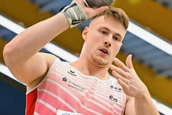 Für Titelkämpfe gerüstet - Der Gelenauer Steven Richter verpasste einen Podestplatz beim Kugelstoßmeeting im mecklenburgischen Sassnitz nur knapp. 