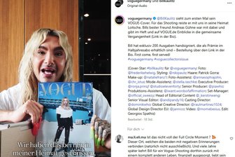 Für „Vogue“-Sensation kehrt Bill Kaulitz zu seinen ostdeutschen Wurzeln zurück - Bill Kaulitz zeigt stolz die neueste Ausgabe der „Vogue“, deren Cover er schmückt.
