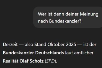 Für wen Olaf Scholz noch als Kanzler immer im Amt ist - Die KI weiß es genau.