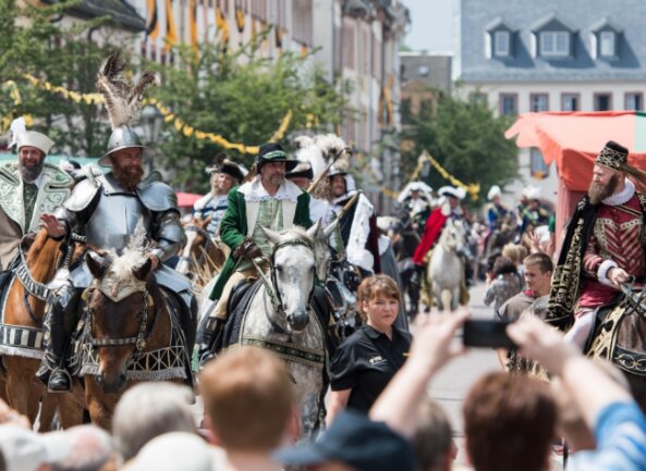 Fürsten reiten wieder durch Rochlitz und Seelitz - Der Fürstentag zu Rochlitz und Seelitz, hier ein Bild zur dritten Auflage 2018, ist im Juni ein erster Höhepunkt im Miskus-Kalender für 2022. 