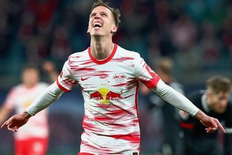 Fußball-Bundesligist RB vor Start in der Europa League: Doppelte Sturmwarnung in Leipzig - Leipzigs Spanier freut sich auf das Duell gegen den Club aus der Heimat: Dani Olmo verspricht ein unterhaltsames Spiel. 
