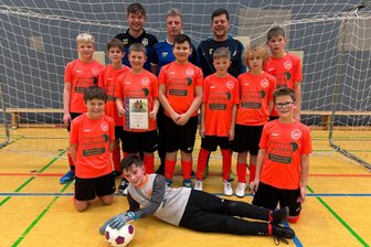 Fußball-Hallenturniere der SG Traktor Lauterbach: Die Sieger kommen aus Rehau und Plauen - Die D-Junioren der SpG Lauterbach/Triebel wurden beim eigenen Turnier Fünfter.