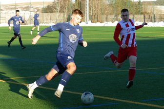 Fußball: Marienbergs neuer Trainer sieht trotz erfolgreichem Einstand Luft nach oben - Stellte mit seinem Doppelpack die Weichen auf Sieg: Louis Meyer.
