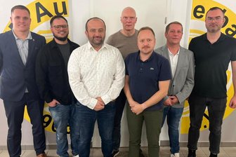 Fußball-Oberligist VfB Auerbach im Umbruch: Neuer Vorstand, Finanzdruck und sportliche Ziele - Der neue Vorstand des VfB Auerbach besteht aus Christian Flechsig, Heiko Gnüchtel, Kai Sandler, Knut Beyse, Ronny Kadelke, Michael Stöhr-Gäbler und Christoph Löschner.