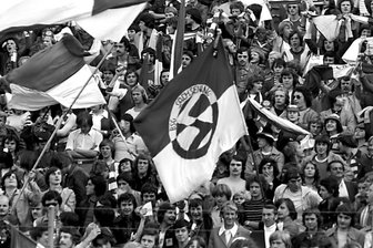Fußball-Umfrage: 80 Prozent wollen alten Namen zurück - Zwickauer Fußball-Fans in den 1970er-Jahren.