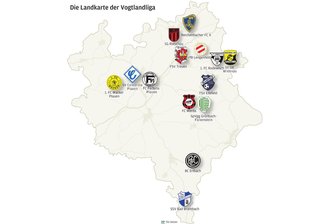 Fußball-Vogtlandliga: FSV Treuen, 1. FC Rodewisch, Fortuna Plauen – Gibt es wieder einen klaren Anführer? - Vogtlandliga-Grafik Foto: Tilo Steiner