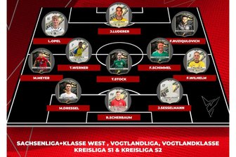 Fußballfans im Vogtland haben wieder ihre Elf der Woche gewählt - Das ist die neue Vogut-Elf der Woche.
