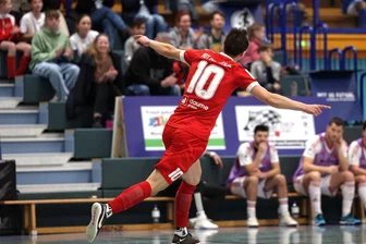 Futsal-Bundesliga: Welcher Treffer beim 8:1-Sieg von HOT 05 über Fortuna Düsseldorf besonders wichtig war - Dmytro Sorokin von HOT 05 Futsal war gegen Fortuna Düsseldorf einer der auffälligsten Akteure.