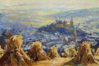 Futurum-Verein ersteigert Mylau-Gemälde - Otto Pippels "Mylau im Vogtlande". 