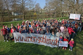 Gablenzer protestieren gegen Deponie-Pläne - Viele Einwohner wehren sich gegen die Pläne zur Schaffung einer Bauschutt-Deponie.