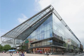 Galeria Kaufhof in Chemnitz schließt - Die Chemnitzer Filiale von Karstadt Kaufhof in der Innenstadt.
