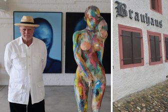 Galerie für moderne Kunst statt Restaurant? Warum Fliegerbauers Vorschlag für das Zwickauer Brauhaus durchfällt - Kurt Fliegerbauer hat zuhause eine Menge Kunst gesammelt. Er würde sie gern im Brauhaus dauerhaft ausstellen.