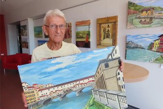 Galerie in der Werdauer Stadthalle entführt in den Süden - Gerd Michael stellt in der kleinen Galerie der Stadthalle aus.