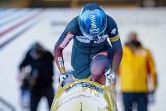 Ganz allein und doch zu zweit im Bob - Laura Nolte ist die große deutsche Olympiahoffnung für den Monobob-Wettbewerb.