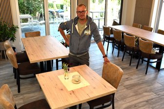 Gastronomie-Highlight in Oelsnitz: Gaststätte Juchhöh eröffnet neuen Anbau - Gastronom Daniel Ufer in einem der beiden neuen Vereinsräume.