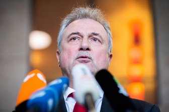 Claus Weselsky, Vorsitzender der Gewerkschaft Deutscher Lokomotivführer (GDL), gibt ein Statement zum Scheitern der Tarifverhandlungen zwischen der Deutschen Bahn und der GDL.