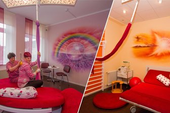 Geburtenstation in Erlabrunn schließt: „Wir können doch nicht zusehen, wie alles aufgelöst wird“ - Farbe, angenehme Düfte, auf Wunsch auch Musik oder ein Bad in der Wanne haben den klinischen Hintergrund im Kreißsaal Erlabrunn für werdende Mütter schnell vergessen lassen.