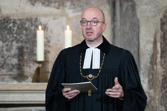 Gedenkstätte Hoheneck: Landesbischof Tobias Bilz gastiert in Stollberg - Landesbischof Tobias Bilz gastiert beim Forum Hoheneck.