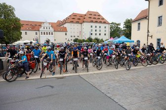 Gefahren für Radfahrer: Das kann Freiberg besser! - Start zum 12. Freiberger Fahrrad-Zickzack.