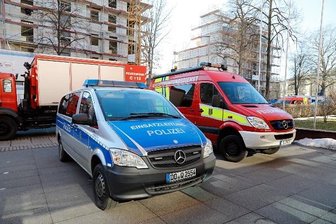 Gefahrgut-Einsatz im Justizzentrum auf dem Chemnitzer Kaßberg - 