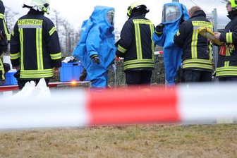 Gefahrguteinsatz auf Freizeitbad-Areal -