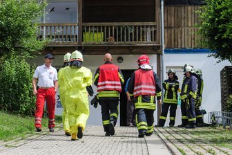 Gefahrguteinsatz im Freibad Bernsbach - 