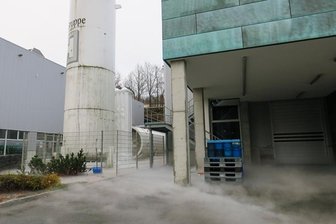 Gefahrguteinsatz: Leck an Stickstofftank in Schwarzenberg -