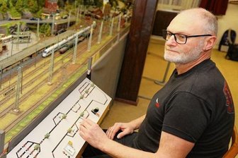 Gelenauer Modellbahner präsentieren am Wochenende neue Technik - Sven Uhlig.