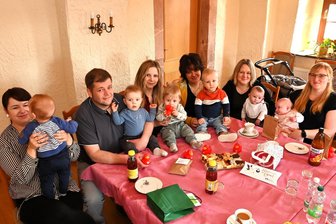 Gemeinde bei Rochlitz ohne Geburtenknick: Das sind die jüngsten Königsfelder - Babyempfang in Königsfeld.