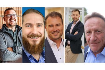 Gemeindewahlausschuss zur Oberbürgermeister-Wahl in Freiberg: Wurden alle Bewerber zugelassen? - Steve Ittershagen, Stefan Krinke, Philipp Preißler, Christian Pudack, Jens Uhlemann (v. l.).