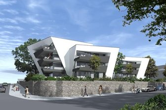 Genossenschaft lässt Häuser auf Kaßberg tanzen - Blick in die Zukunft: So soll es in einigen Jahren am oberen Ende der Kaßbergauffahrt, Ecke West/Hohe Straße aussehen. Die Chemnitzer Siedlungsgemeinschaft will dort mehrere Mehrfamilienhäuser errichten, deren Gestaltung aus dem Rahmen und ins Auge fällt.