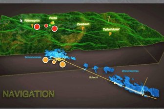 Geplantes Zinnbergwerk Tellerhäuser: Erster Infoabend für Einwohner der betroffenen Region - Diese schematische Darstellung ist Teil eines virtuellen Bergwerks, das auf der Homepage von Saxore zu finden ist.